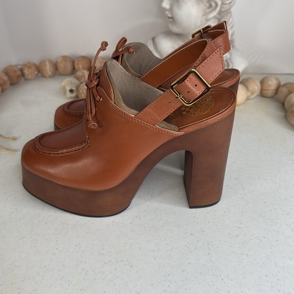 Vince Camuto Inerta Platform Pump Size 8  Warm Caramel - Picture 5 of 10